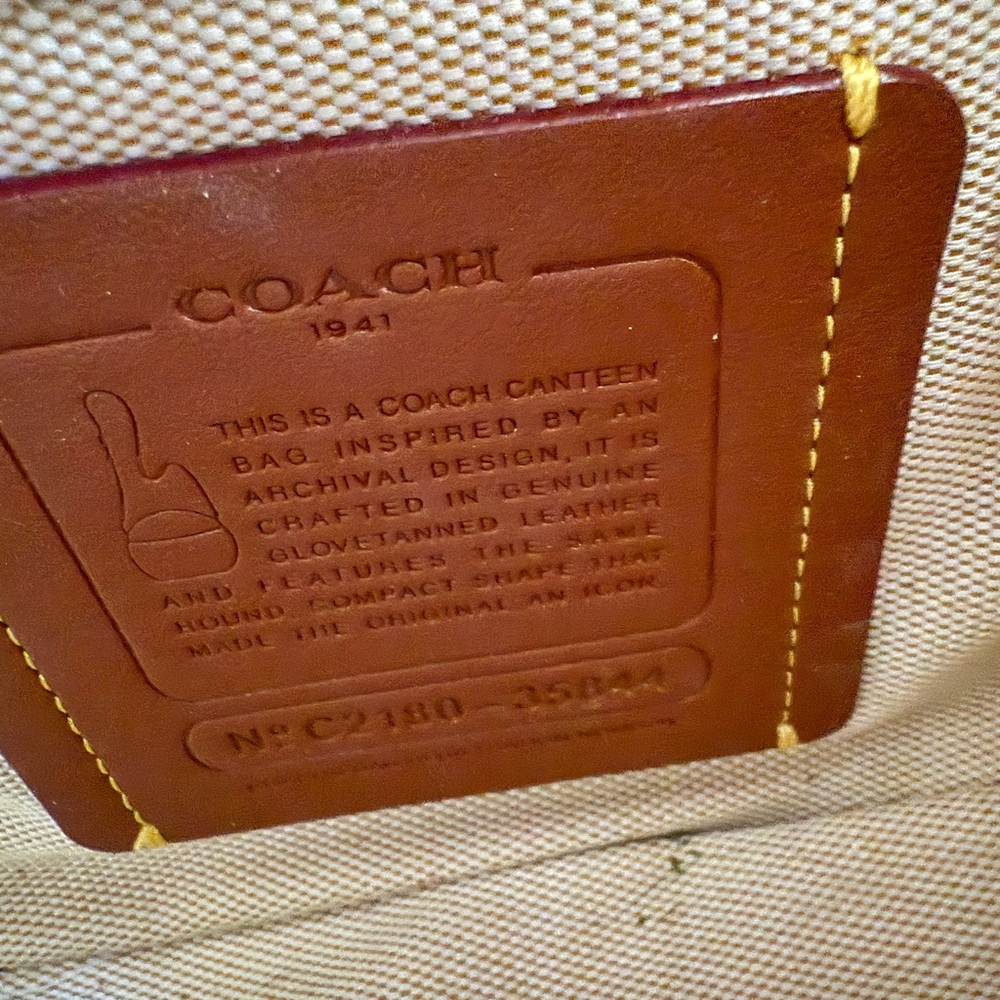 Coach Canteen Yellow Crossbody Bag - 90s Inspired - Picture 6 of 6